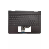Palmrest US Keyboard Backlight Upper Case Top Case For HP Spectre x360 13-AE 13-AE013DX