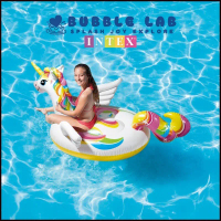 COD Intex 57561 Unicorn Ride-On Inflatable Pool Float For Kids &Adults Swimming Pool utk Kanak2 &Dew