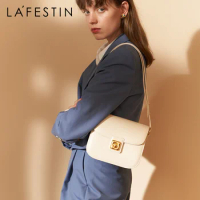 LA FESTIN 2022 new bag high-quality texture one-shoulder messenger bag ladies niche underarm tofu bag