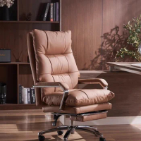 Commerce Leather Office Chair Electric Massage Comfort Home Gaming Chair Boss Bedroom Silla De Escritorio Office Furniture LVOC