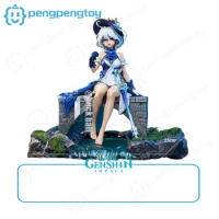 Furina de Fontaine Action Figure 26cm Genshin Impact Anime Figures God of Water Furina Focalors Model PVC Statue Kid Toy Gifts
