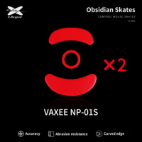 Xraypad Obsidian Skates for Vaxee Zygen NP-01S/NP-01/Outset AX X-raypad mouse skates 2 sets
