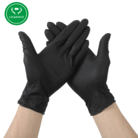 Universal Latex Nitrile Disposable Gloves, Cleaning Food, Household, Garden, Home Rubber, S, M, L, XL