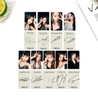 9pcs Kpop Twice LOMO Card Photocard 13Album Special Card Nayeon Jeongyeon Momo Sana Jihyo Mina Dahyun Chaeyoung Tzuyu Card Gift