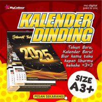 Kalender Dinding 2026 Design Custom