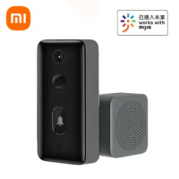 80% New XIAOMI Smart Video Doorbell 2 AI Remote Monitor HD Infrared Night Vision Motion Detection Two-Way Video Doorbell