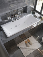【可開發票】浴缸家用小戶型衛生間嵌入式亞克力砌磚深泡浴池成人按摩浴缸浴盆