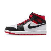 Nike Jordan 1 Mid Gym Red 男鞋 黑紅色 黑腳趾 中筒 喬丹 經典 休閒鞋 DQ8426-106