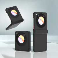 Ốp Lật, Libero, Cho ZTE Libero Flip Và Nubia Flip 2, Cảm Giác Như Da Màu Pastel, Bản lề PC Cứng, Ốp 