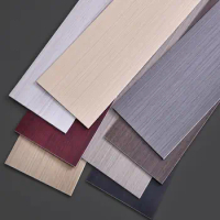 Self Adhesive Skirting Line Home Decor Wood Grain Living Room Waist Line Windowsill Waterproof Floor Tile Sticker