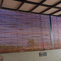PREMIUM Tirai kayu ukuran L2,1XT2,8 dan L3XT2,8 Finishing cat mowilex