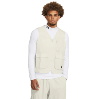 【UNDER ARMOUR】UA官方直營 男 Legacy Crinkle 背心外套_1382877-273(米白)