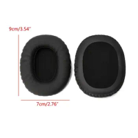 Ear Pads Noise Canceling Headphones Sponge Sleeve Comfortable Earmuffs Suitable for Marshall Monitor Leather Ear Pads 2x