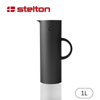 【Stelton】丹麥啄木鳥真空保溫壺1L-霧黑