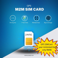 celcom GPS M2M Sim Card data SIM card for GPS 1 year data for GPS ONLY