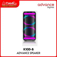 ADVANCE Speaker Dual Subwoofer 10 Inch K10D-B