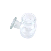 調味料罐 廣口瓶 展示瓶 小花瓶 玻璃罐蓋子 化工瓶 氣體收集器 實驗耗材 180-GB30(樣本瓶 收納瓶)