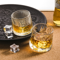 創意水晶玻璃威士忌雞尾酒杯不倒翁喝酒杯子高顏值洋酒杯酒吧杯具