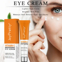 JoyPretty Vitamin C Brightening Eye Serum 20ml VitaminC Eye Cream Skin Brightening &amp; Moisturizing Diminish Fine Lines Dark Eye