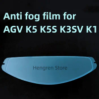 Helmet Visor Film Anti Fog Film Sticker for AGV K5 K5S K5-S K3SV K3-SV K1 Full Face Helmet Clear Accessories Anti-fog Patch Moto