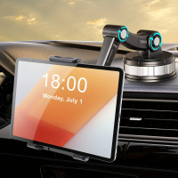 Car Suction Cup Tablet Holder Phone Mount for Car, [ Upgraded Base Super Suction Power ], Adjustable