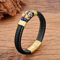 Friendship Bracelets for Men Personalized Bracelet Homme Feng Shui PIXIU Women Leather Jewelry Ladies Chinoiserie Gift Boyfriend
