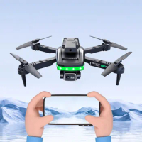 S162 RC Drone Obstacle Avoidance WIFI Drone Remote Control Quadcopter with 4K HD Dual Camera LED Green Light Strip S162 RC Drone