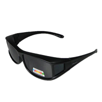 【Docomo】可包覆式偏光太陽眼鏡 採用頂級Polarized鏡片 超抗UV400+反射光(MIT套鏡)