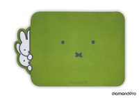 diamondpro台灣製造 米菲免 浴室吸水軟式珪藻土地墊 綠色