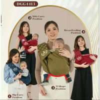 Dialogue Baby Gendongan Samping 4in1 Crown Series / Gendongan Samping Bayi Dialogue Baby DGG4413