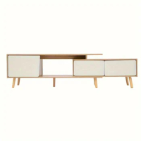 Modern TV Stand Books Cabinet Entertainment Unit Console Media Table Adjustable
