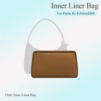Nylon Purse Organizer Insert for Prada Re-Edition2000 Hobo Bag Inner Liner Bag Durable Storage Bag 1:1 Handmade Liner Bag