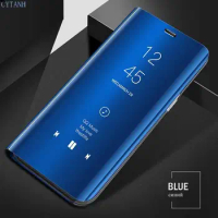 Smart Mirror Flip Case For Samsung Galaxy A70 A20 A30 A20e A51 S21 Plus A12 A71 A21s A20s A42 A50 A81 A31 M12 M21 A32 A52 Cover