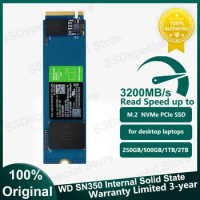 Western Digital WD SN350 SSD PCIe Gen3 x4 NVMe v1.3 M.2 2280 250GB 500GB 1TB 2TB Internal SSD Solid State Drive for PC Notebook