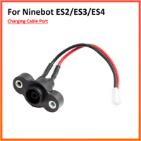 Power Charging Port For Segway Ninebot ES1 ES2 ES3 ES4 Electric Scooter Connecting Controller to Charger Cable Line Parts