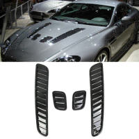 For Aston Martin Vantage V12 2009-2016 O Style Dry Carbon Fiber Hood Vent