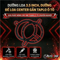 Dưỡng loa 3.5 inch, dưỡng đế loa center gắn taplo ô tô, mặt dưỡng loa trung tâm xe hơi