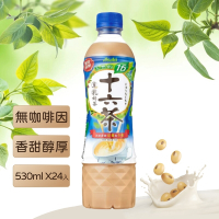 【ASAHI 朝日】十六茶零咖啡因豆乳奶茶x1箱(530mlx24入/箱)