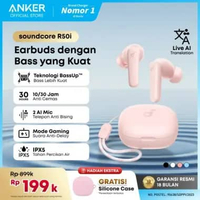 TWS Anker SoundCore R50i - A3949 R50i+Case Pink