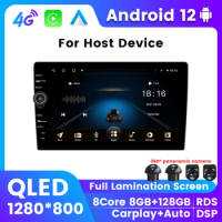 QLED 2Din Android 12 Universal Android Head Unit Radio Stereo BT Wireless Carplay For BMW Volkswagen Nissan Hyundai Toyota Honda