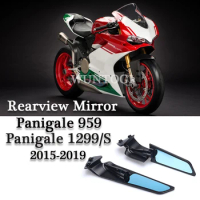 Motorcycle Mirror For DUCATI Panigale 1299 S PANIGALE 959 Corse Sports Winglets Mirror Kits Adjustable Invisible Mirrors