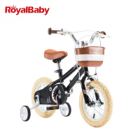 Royalbaby 可愛小白鯊造型 12吋 兒童自行腳踏車 黑色