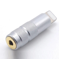 1piece HiFi DAC Decoder Chip Adapter for iphone lightning Male to 3.5mm/2.5mm Female Connector Jack for Earphone Amplifier