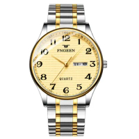 FNGEEN 7811 Men's Fashion Popular Simple Brand Stainless Steel Watch Movement Quartz Leisure Wristwatch