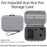 For Insta 360 Ace Pro/ Ace Camera Bag Clutch Bag Accessory Bag Flexible Inner Lining Stable Body Shockproof And Anti-Fall