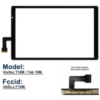 10.1" Touch Screen Digitizer Glass Panel For Vortex Tab T10M/T10M Pro/T10M Pro Plus