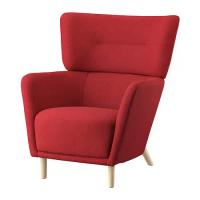 OSKARSHAMN 扶手椅, tonerud 紅色, 82x86x99 公分