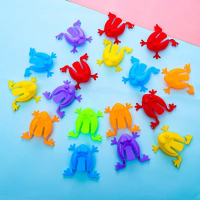 Plastic Jumping Frog Jumping Frog Children's Toy Classic Nostalgic Naughty Frog for Boys and Girls W