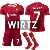บ้าน 7 Club No. , 2524 เสื้อฟุตบอล 11 Salah Jersey Jota แห้งเร็ว ลิเวอร์พูล สีแดง