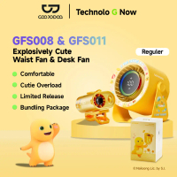 [BUNDLING NAILONG] GOOJODOQ X NAILONG GFS011+GFS008 Kipas Turbo 100 Gear Wind High Speed Kipas Angin
